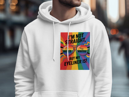 I'm Not Straight But My Eyeliner Is Hoodie product
