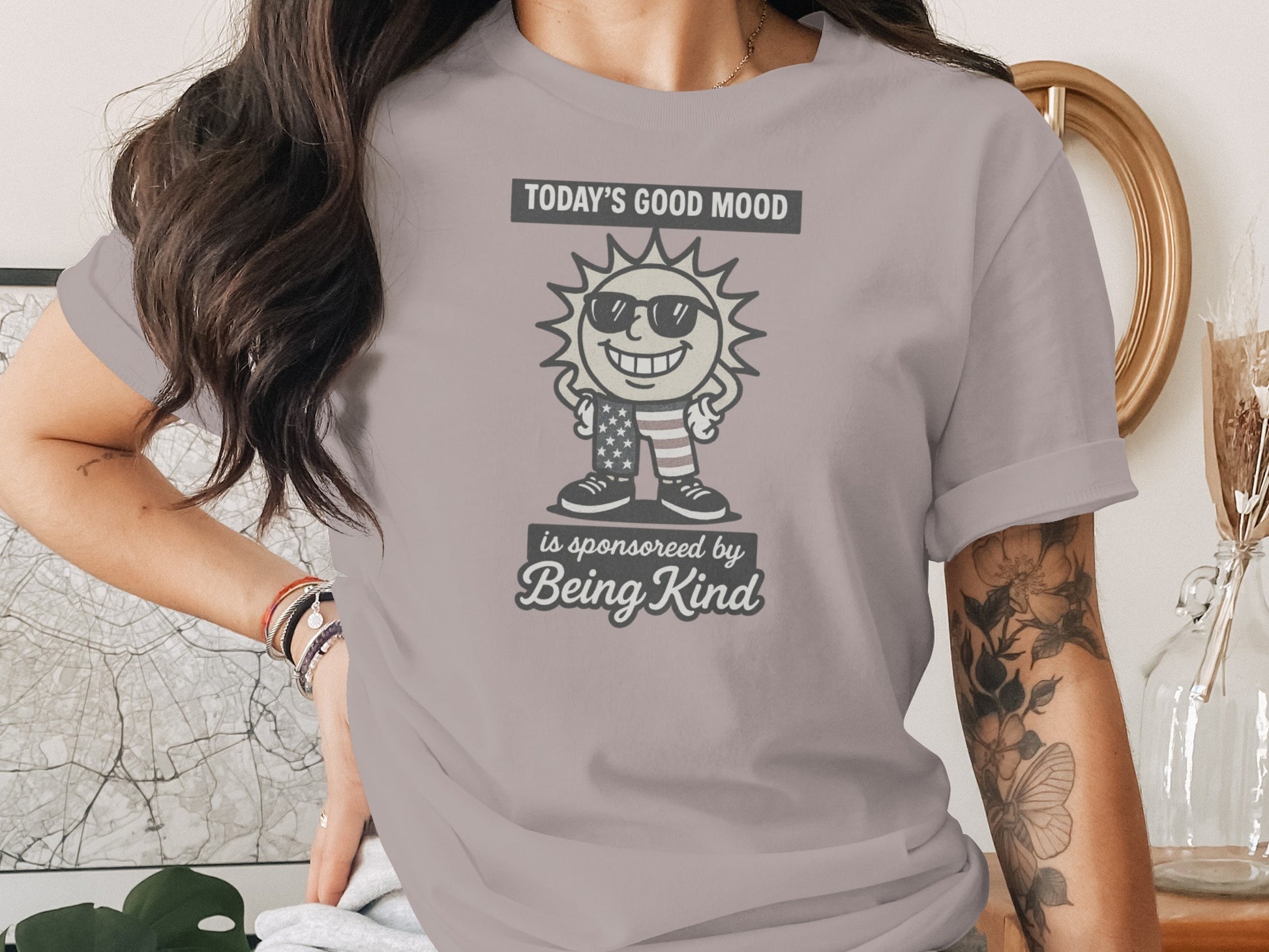 Today's Good Mood Being Kind Graphic T-shirt