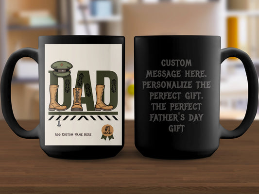 Personalized Dad Boots Mug Perfect Father's Day Gift product