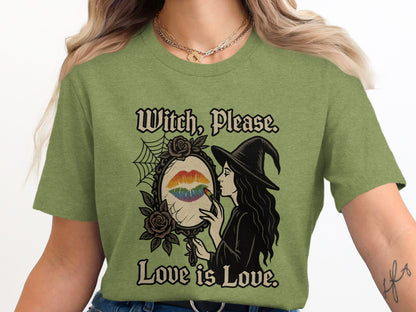 Witch Please Love is Love Graphic T-Shirt product type