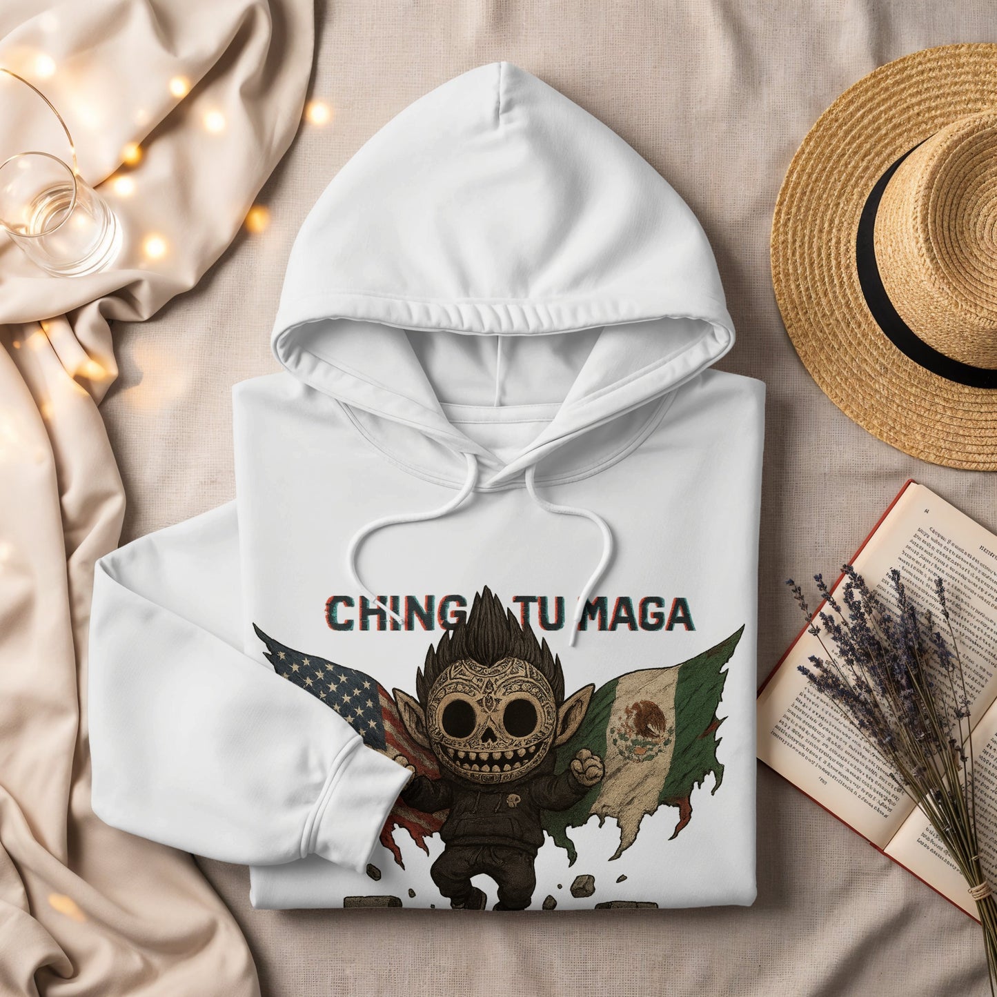 Chingatu Maga Graphic Hoodie Unique Artwork Hoodie Product