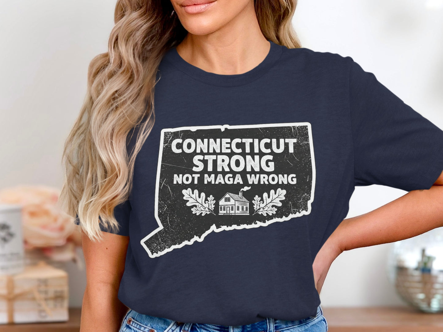 Connecticut Strong Not MAGA Wrong T-shirt product