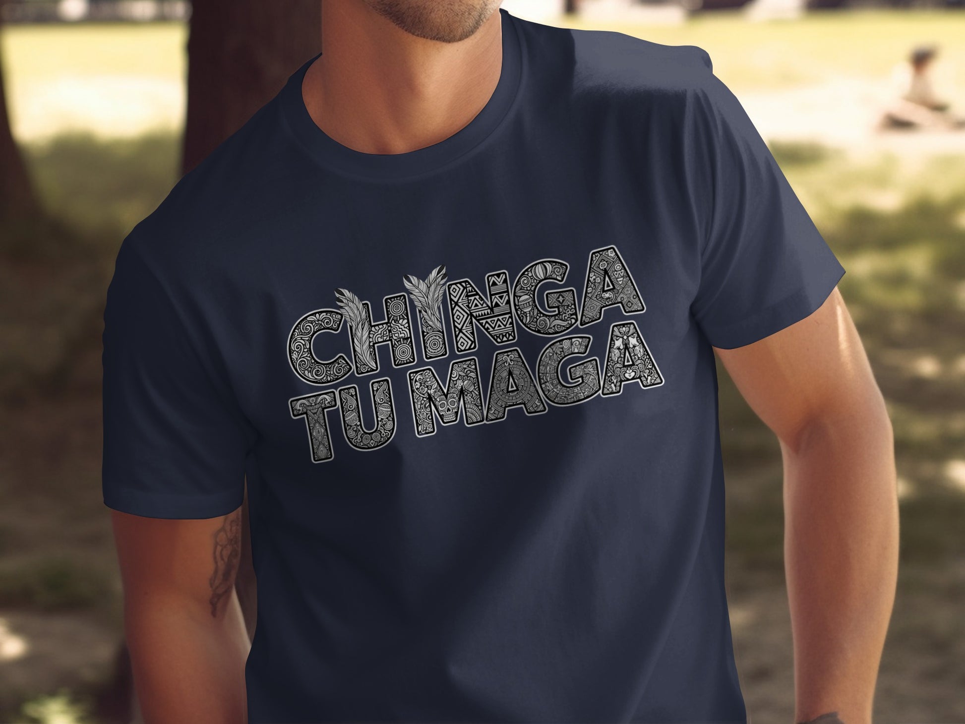 Chinga Tu Maga Graphic Tee Shirt product