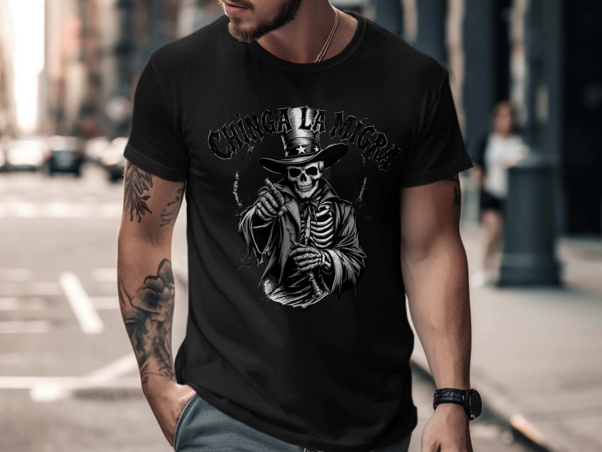 Sinister Grim Reaper Graphic T-shirt Streetwear product type