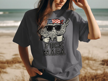 Patriotic Rebellion Statement Graphic T-Shirt Product
