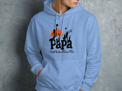 Vintage Styled Papa Basketball Hoodie product