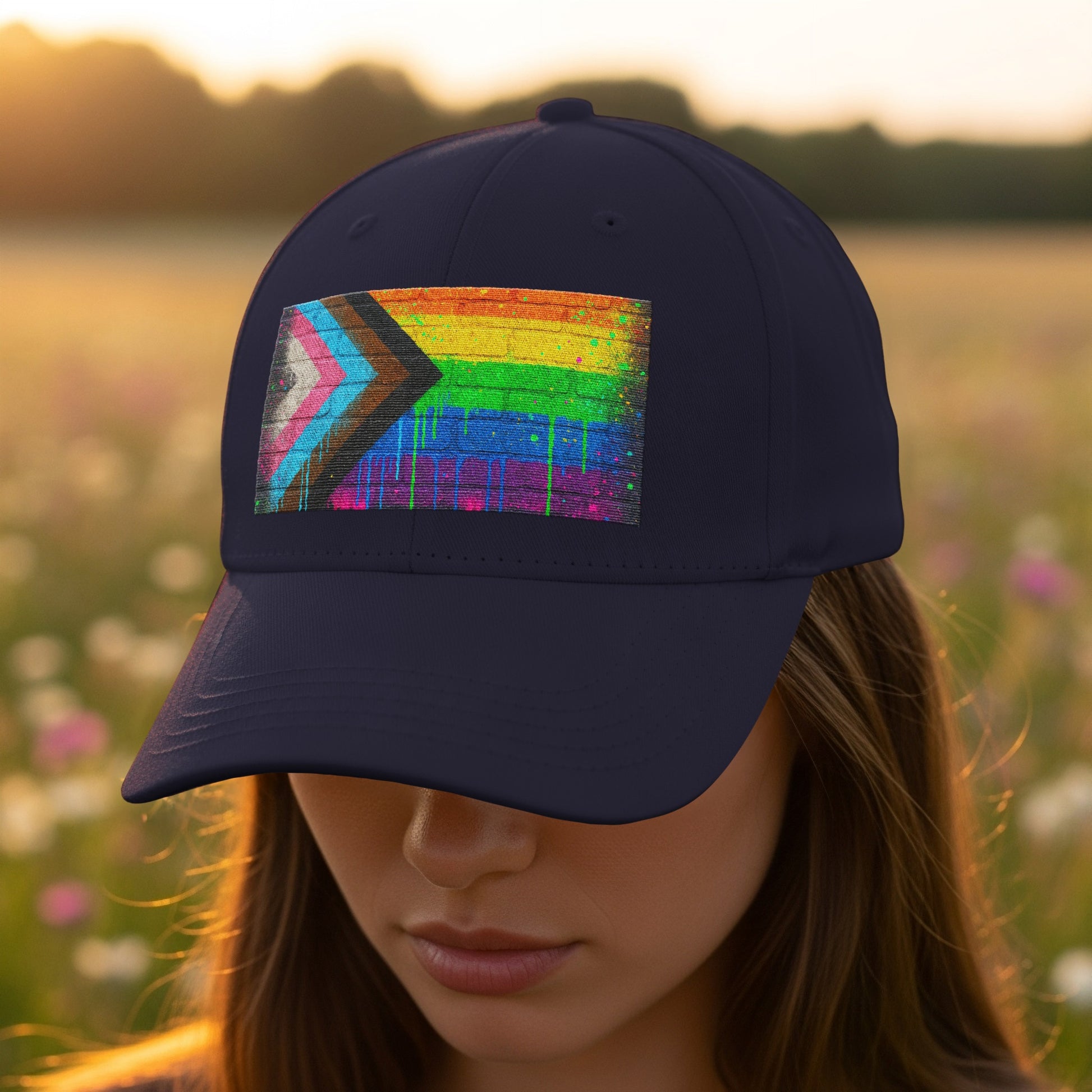 Vibrant LGBTQIA+ Pride Design Emblazoned on Hat product