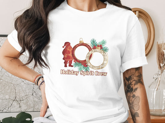 Holiday Spirit Crew Graphic Tee
