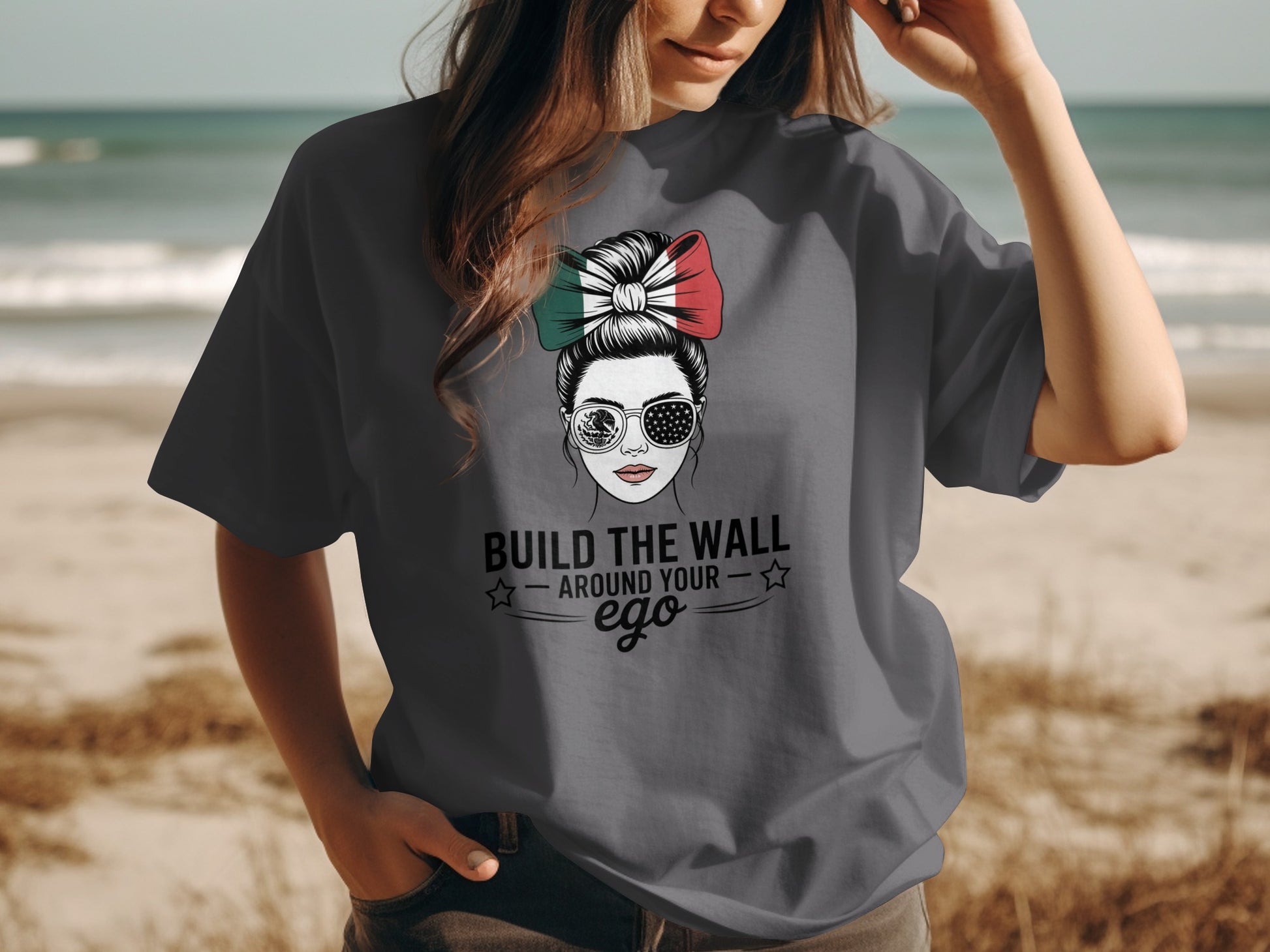 Build The Wall Around Your Ego Graphic Shirt Product