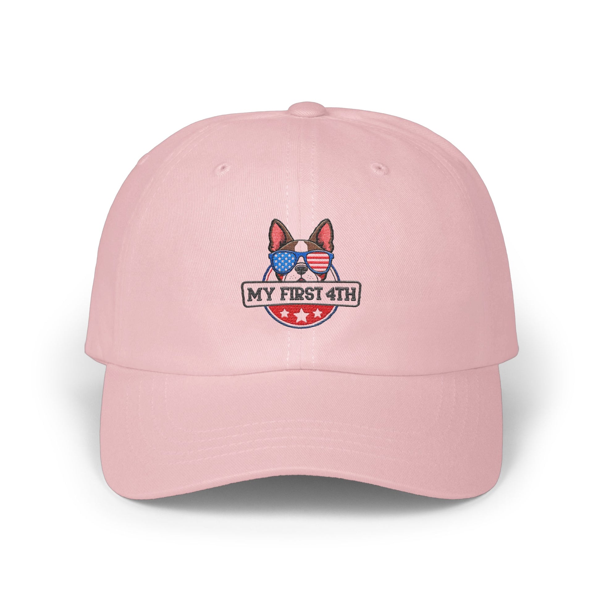 My First 4th Embroidered Pink Hat product