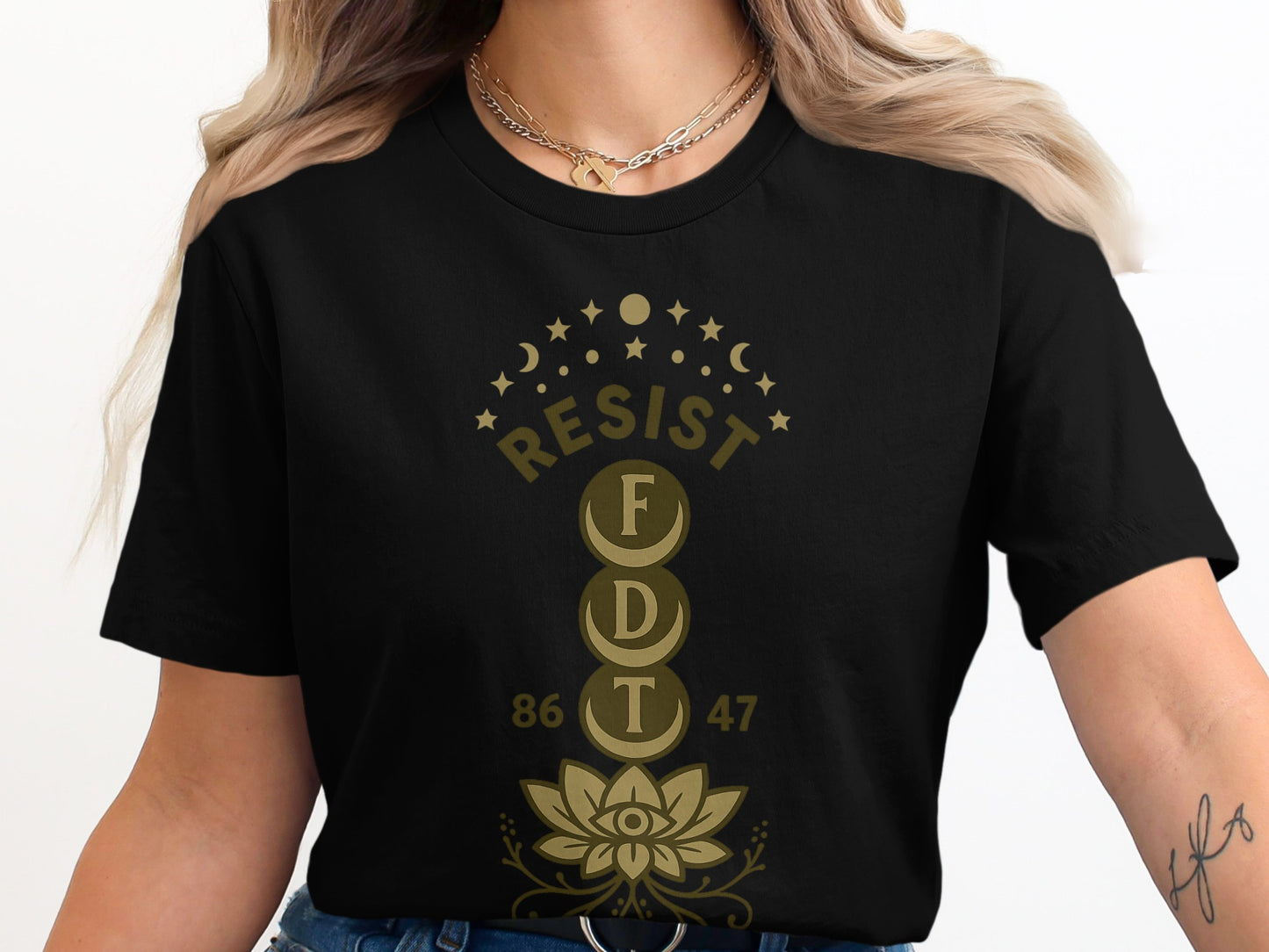 Resist FDT 86 47 Stars and Lotus Design Shirt product