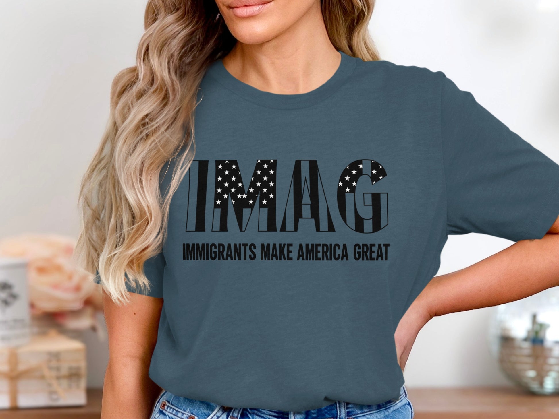Immigrants Make America Great Graphic Tee product
