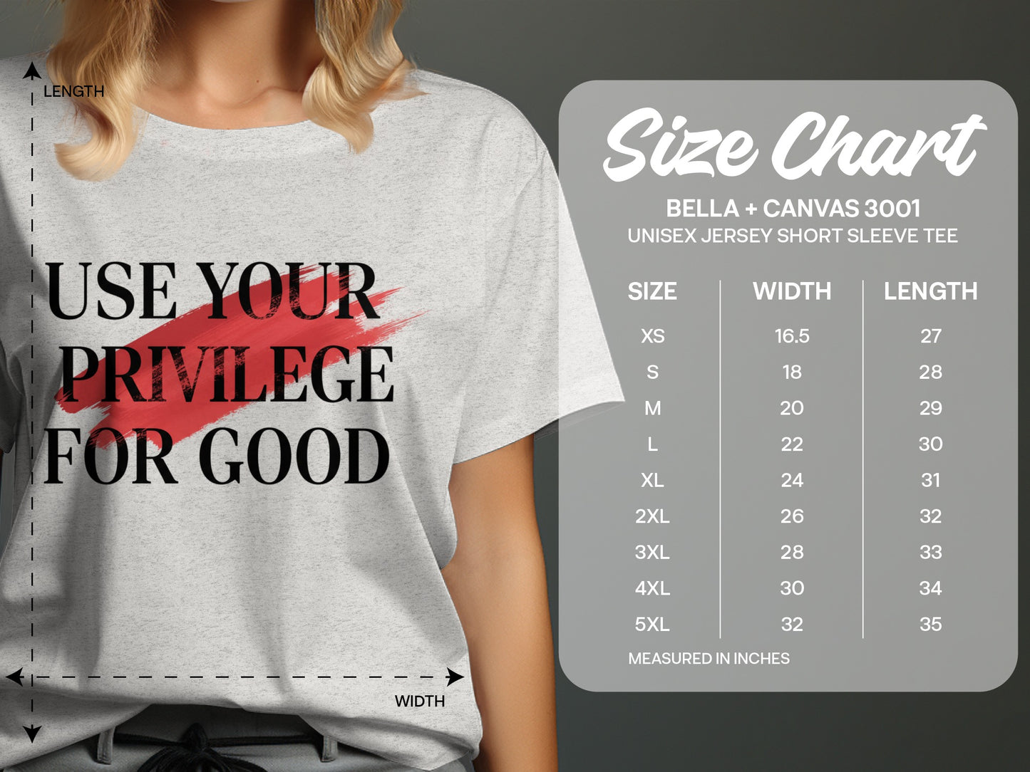 USE YOUR PRIVILEGE FOR GOOD short sleeve product