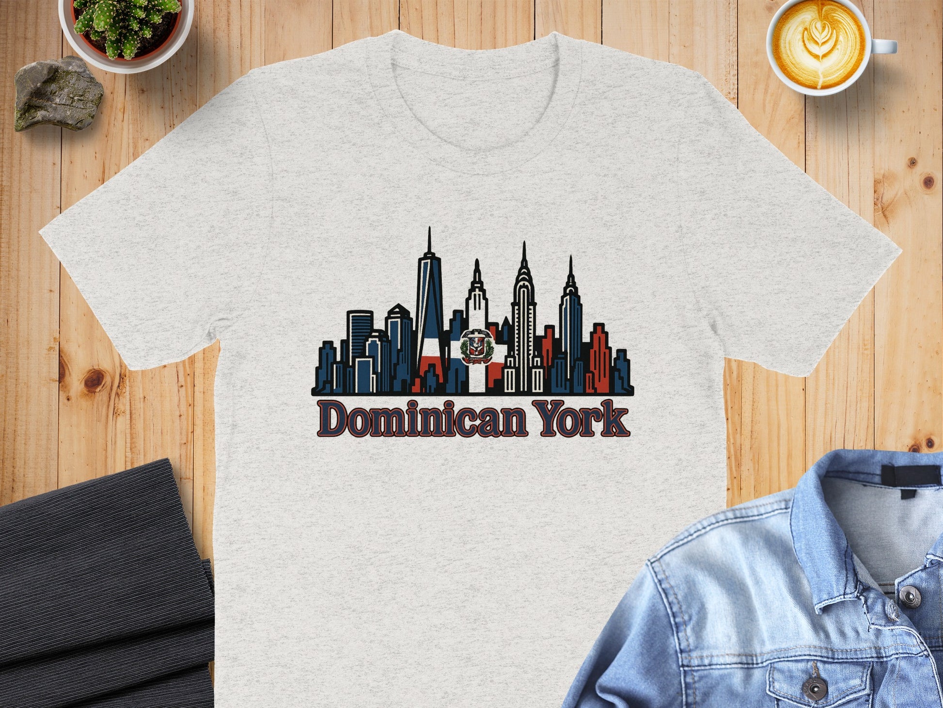 Dominican York City Skyline Graphic T-Shirt product type