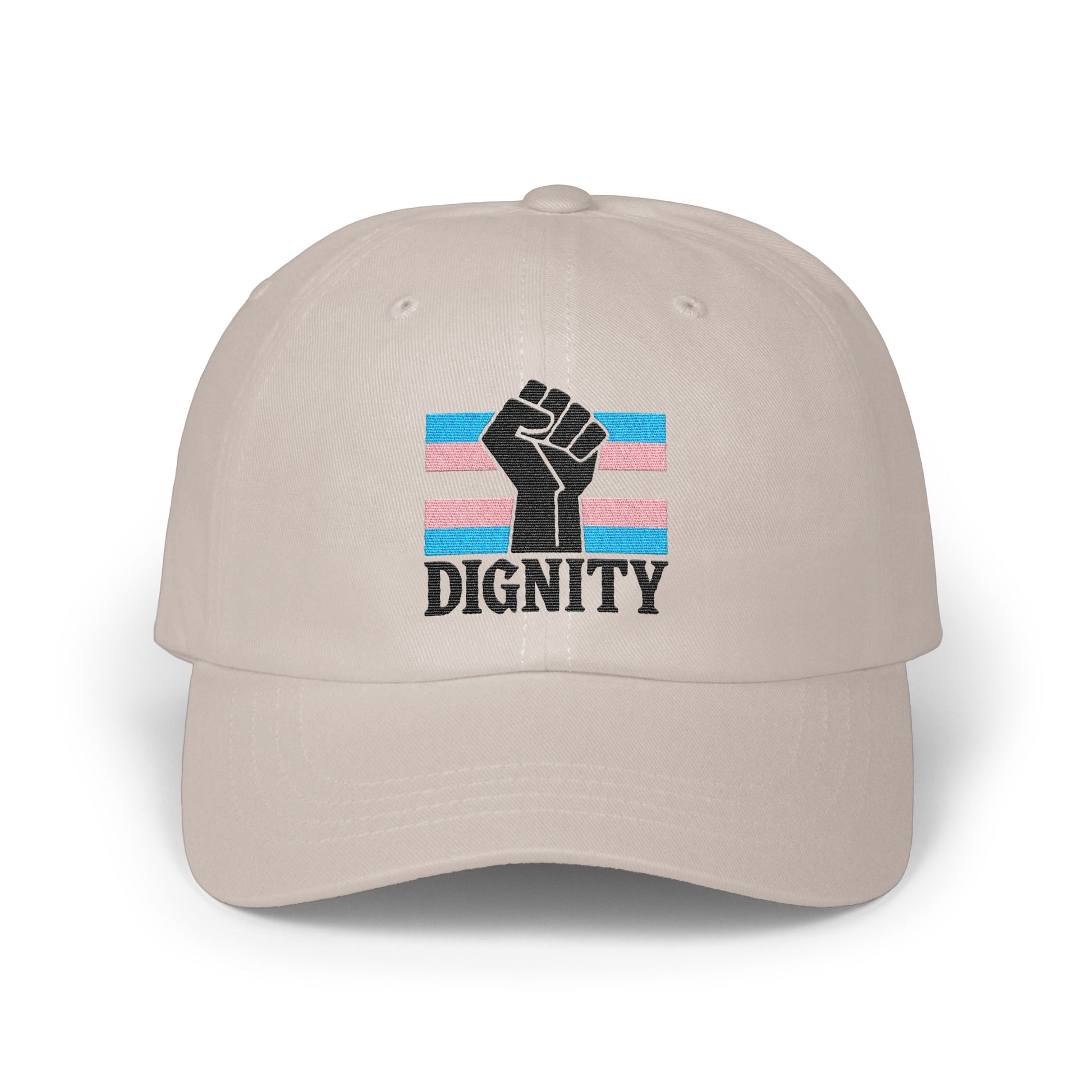 Dignity Embroidered Black Fist Trans Pride Hat product