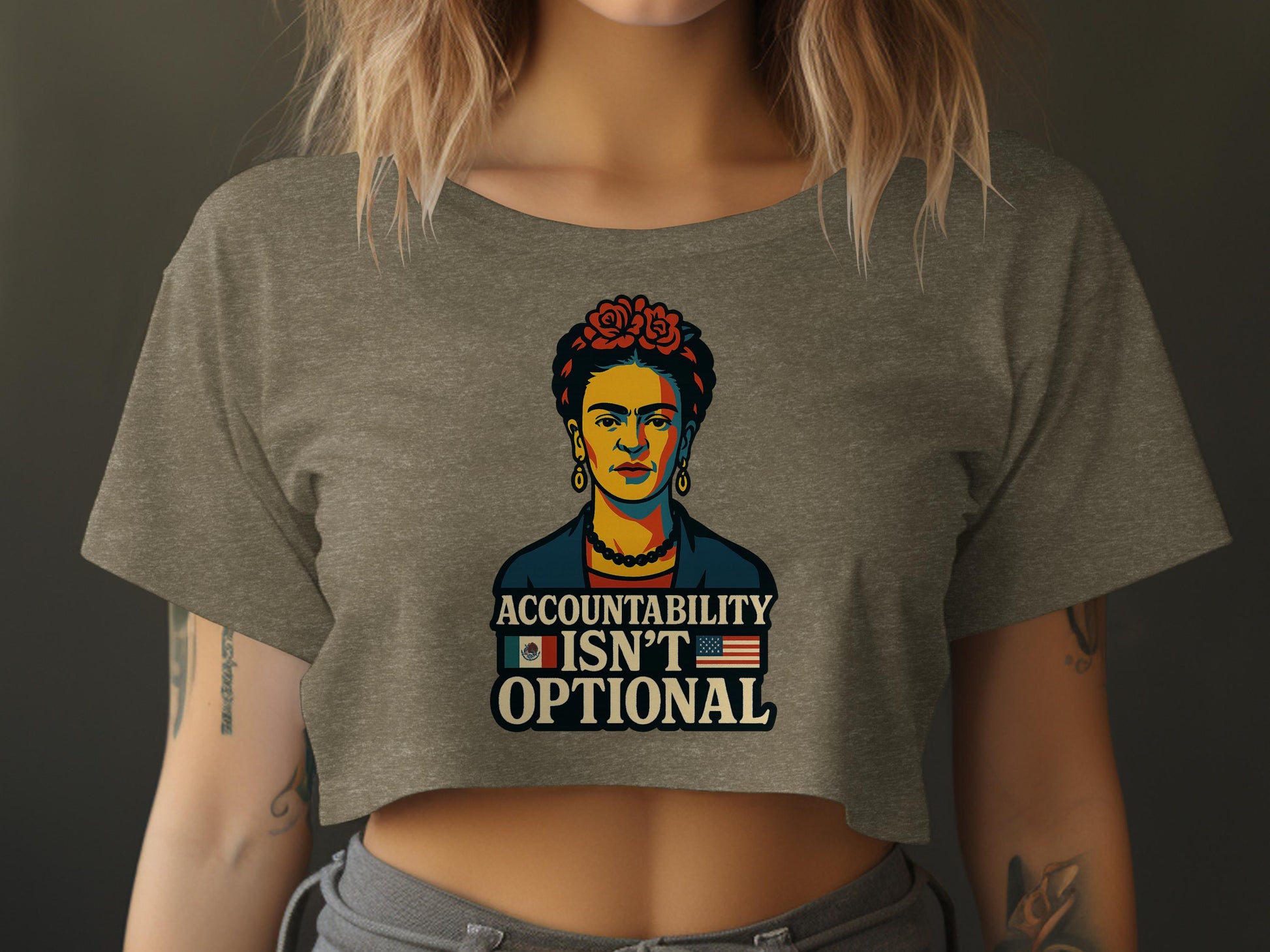Accountability Isn't Optional Crop Top product type
