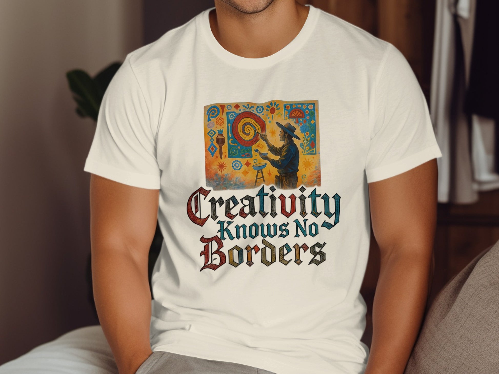 Creativity Knows No Borders Graphic Tee product