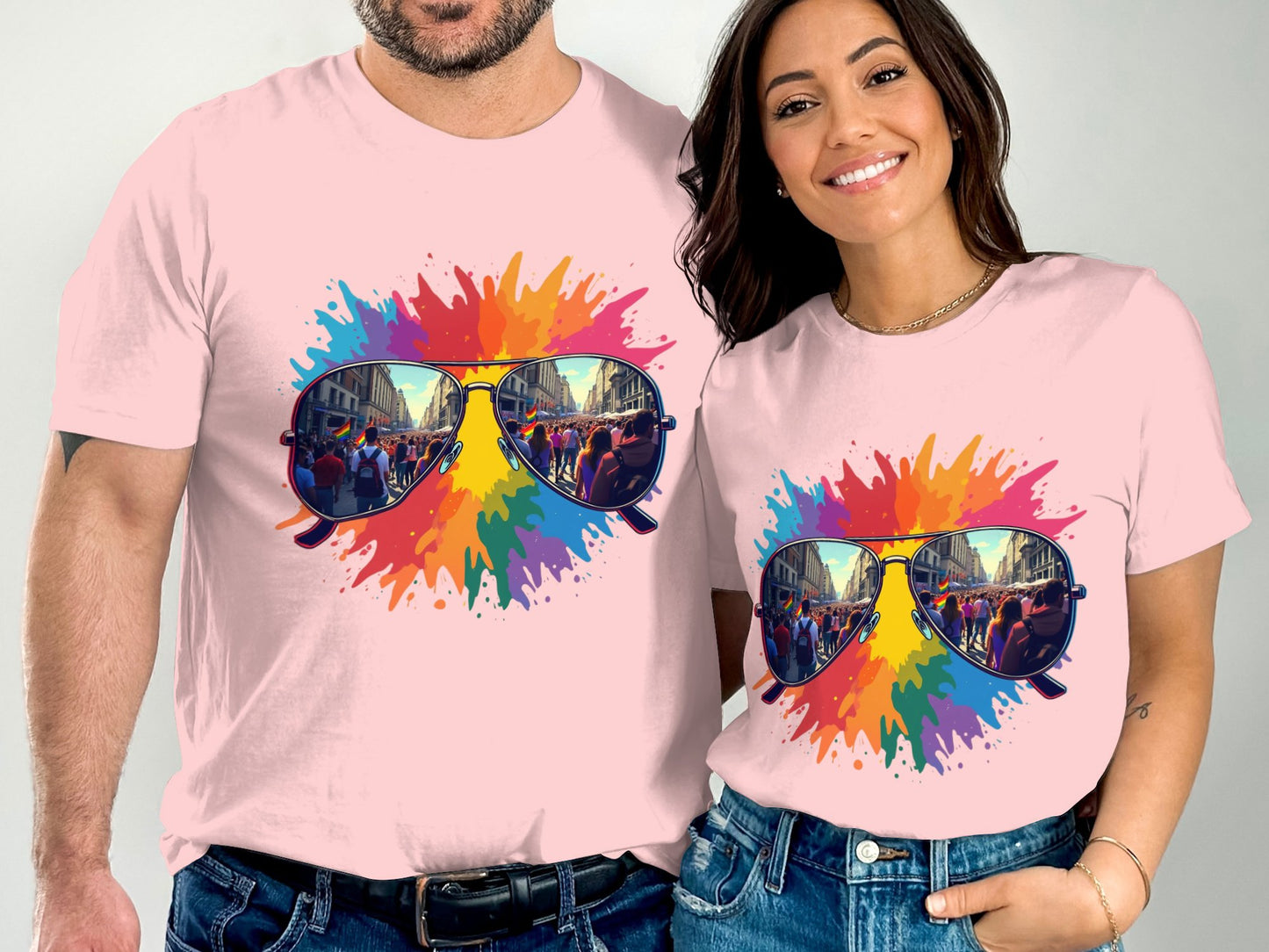 Colorful Festival Sunglasses Design T-Shirt product