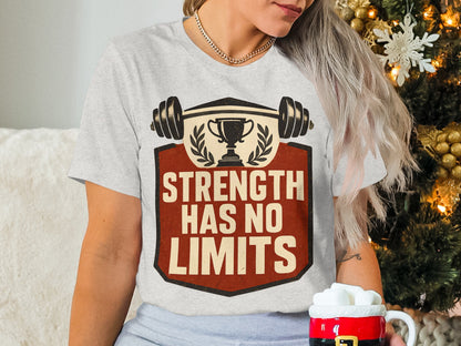 Strength Has No Limits Motivational Shirt