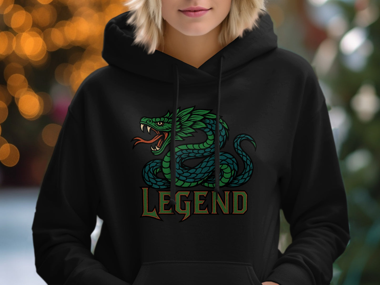 Legend Dragon Hooded Pullover Warm Stylish Hoodie product