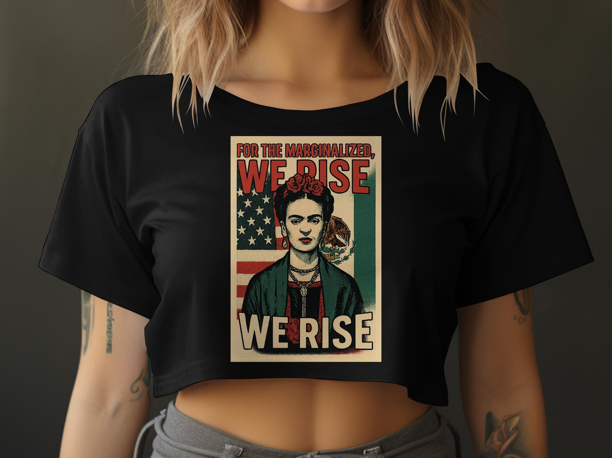 For The Marginalized We Rise We Rise Crop Top product