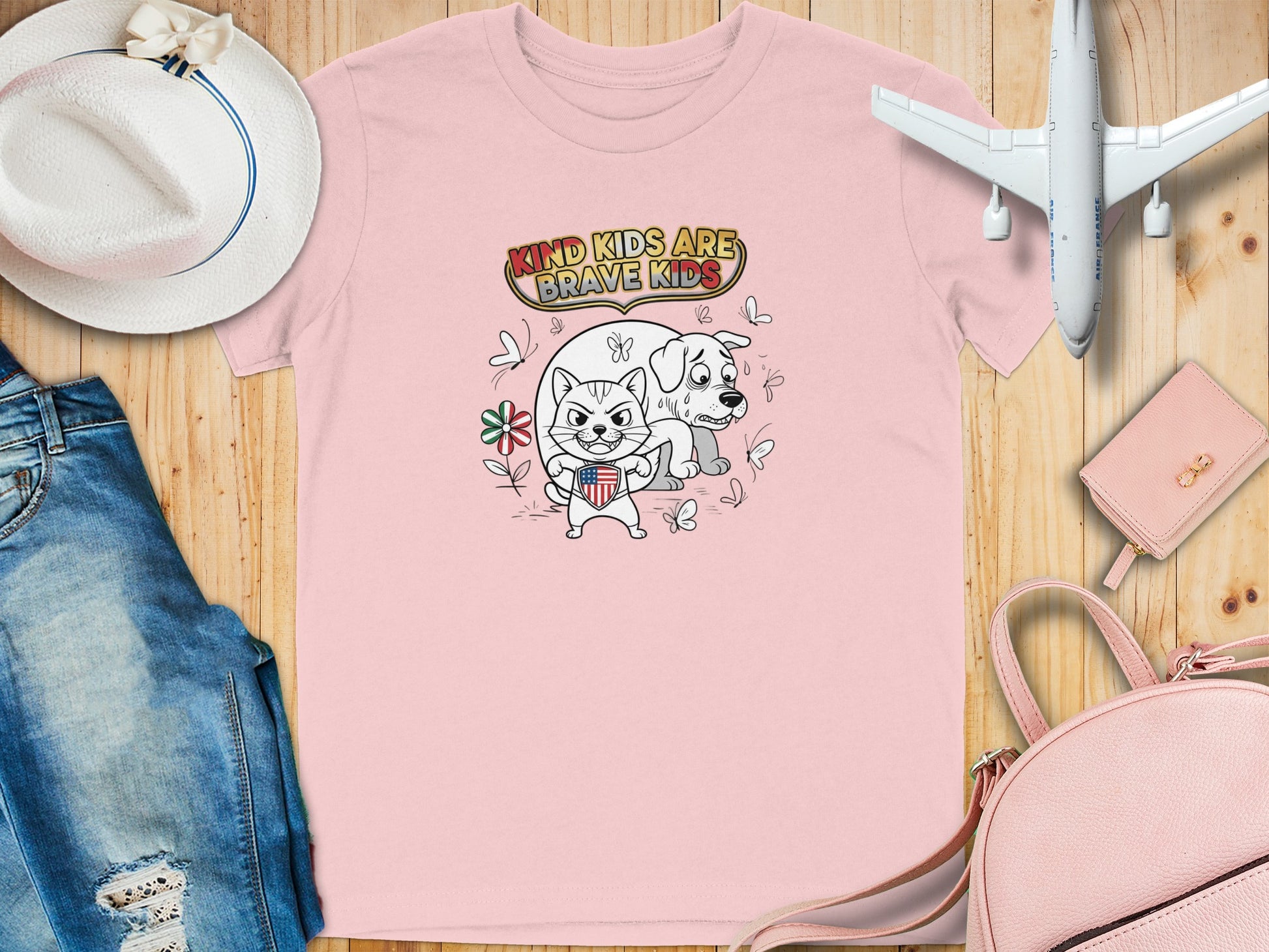 Kind Kids Are Brave Kids Graphic T-shirt
