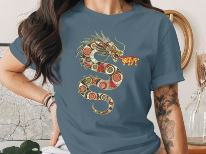 Intricately Designed Dragon Graphic Tee product