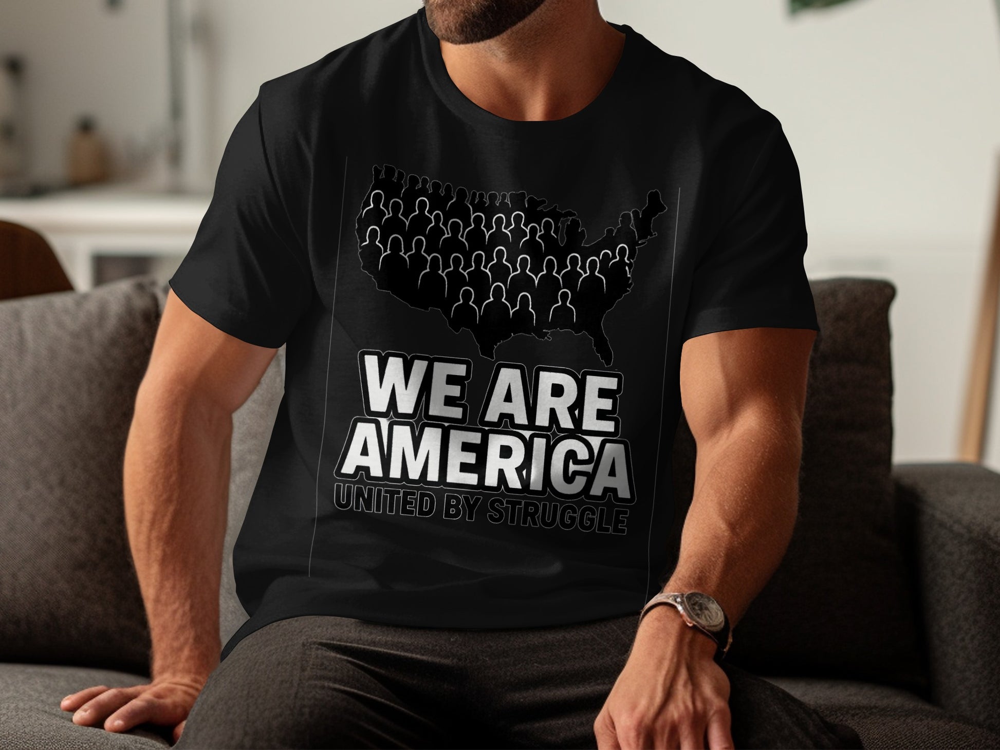We Are America United By Struggle Graphic T-shirt product
