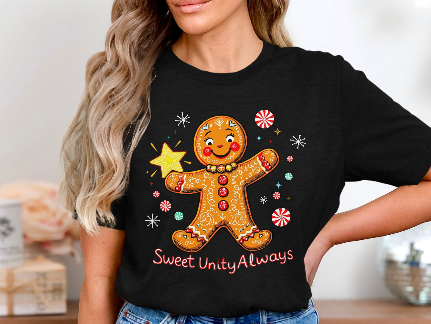Sweet Unity Always Gingerbread Graphic T-Shirt
