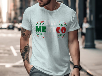 Viva Mexico White T-Shirt Casual Streetwear product