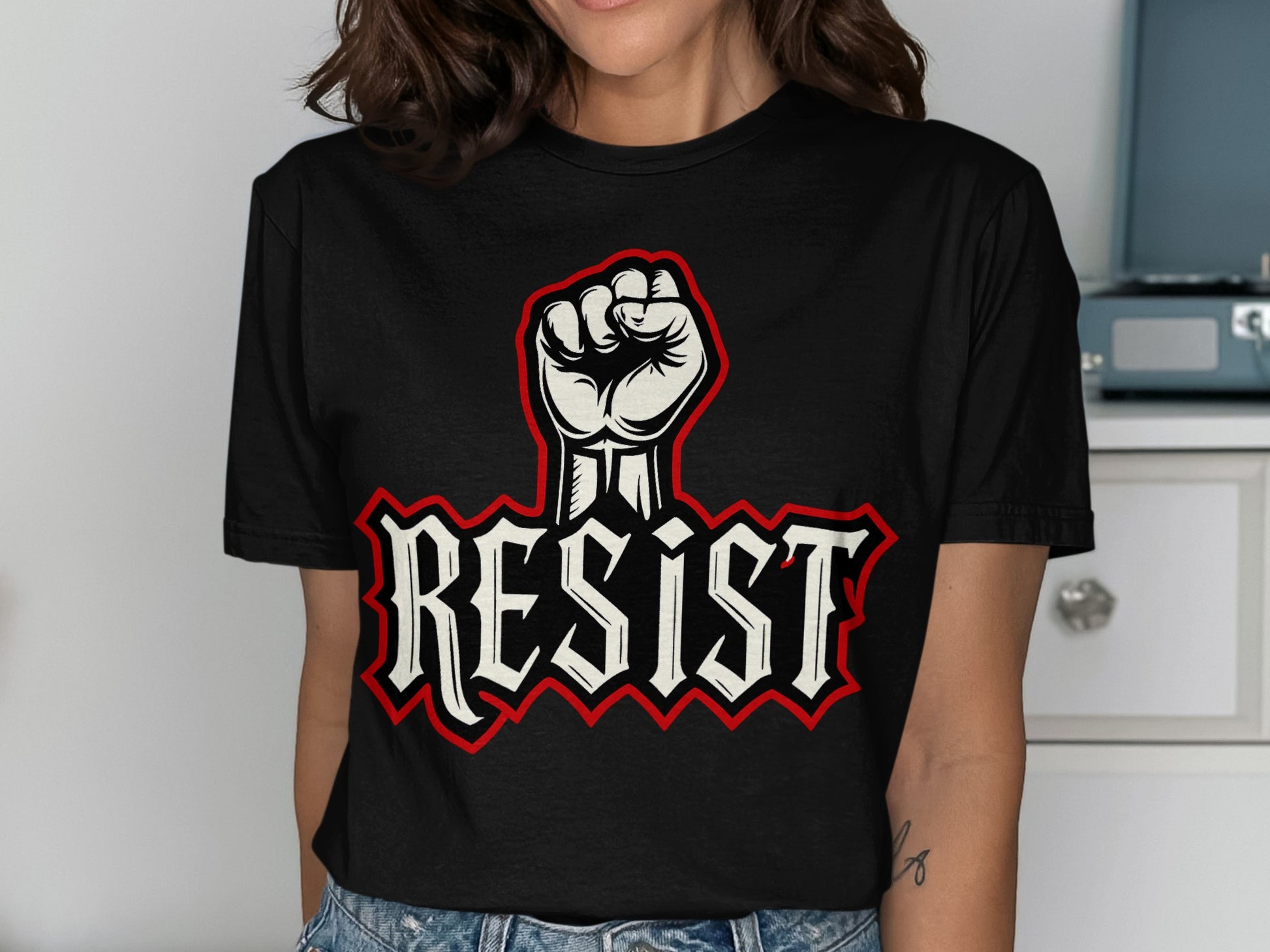 Bold Resist Graphic T-Shirt Empowerment Apparel product type