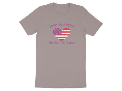 Love To Resist Resist To Love Heart Shirt