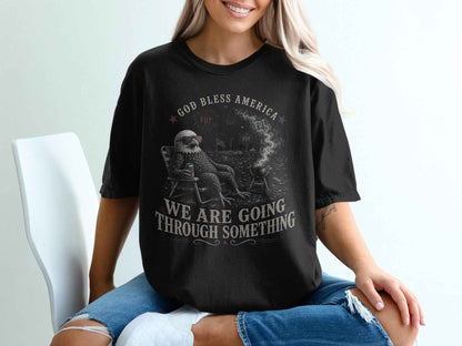 Reclining Eagle 'Going Through Something' T-Shirt