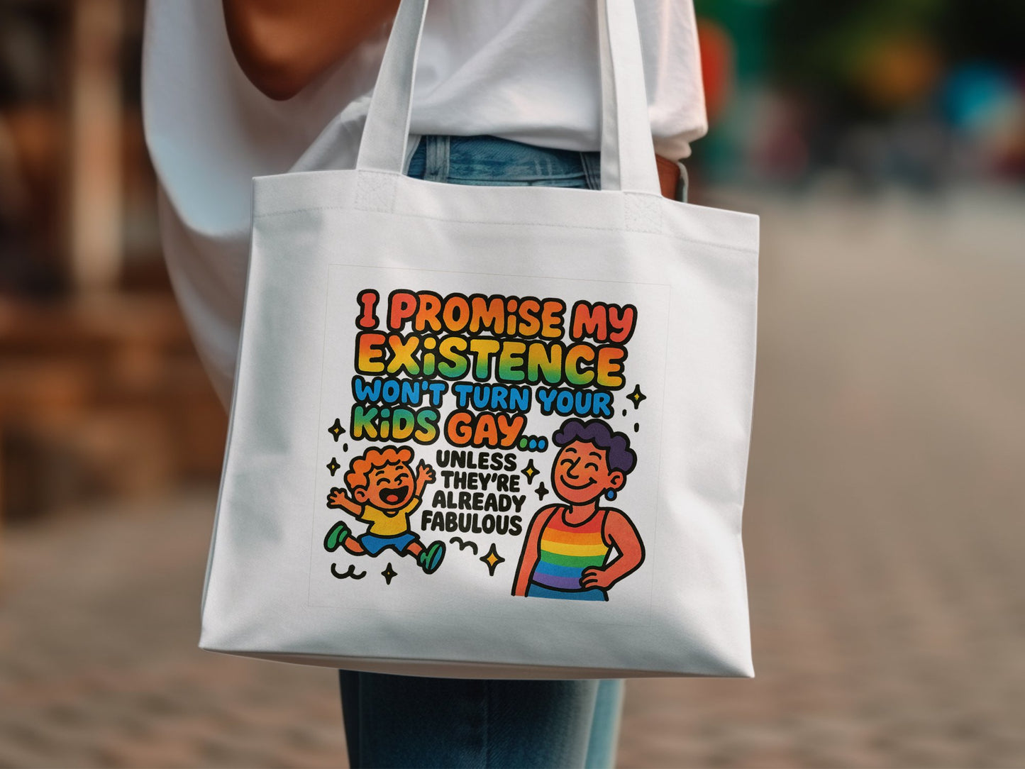 I Promise My Existence Won't Turn Your Kids Gay product type