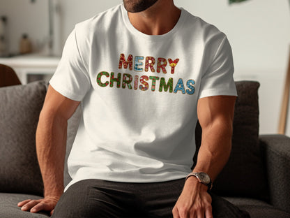 Festive Merry Christmas Graphic Tee for the Holiday Season