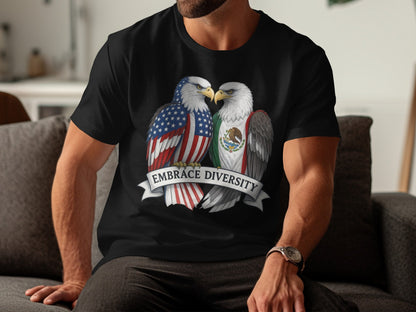 Embrace Diversity Bald Eagles Graphic T-shirt product