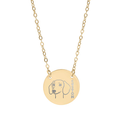 Dog Portrait Custom or Personalized Necklace Great Gift