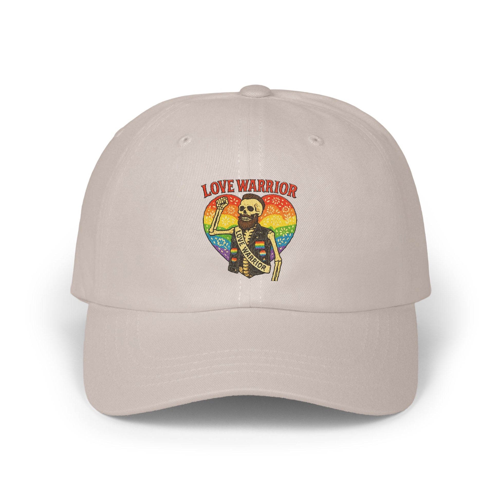 Love Warrior with Colorful Heart Embroidered Hat product