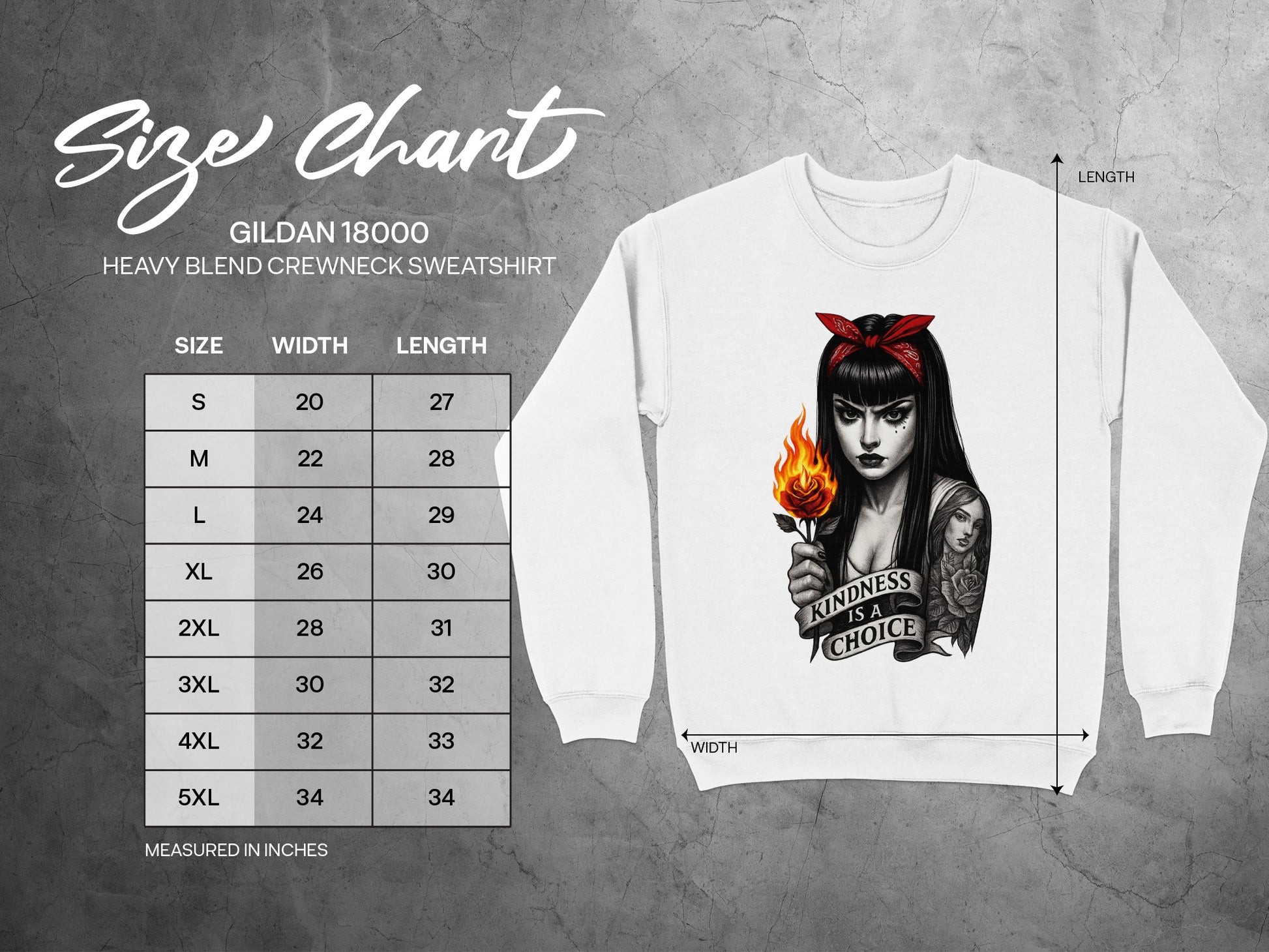 Kindness is a Choice Graphic Sweatshirt product type