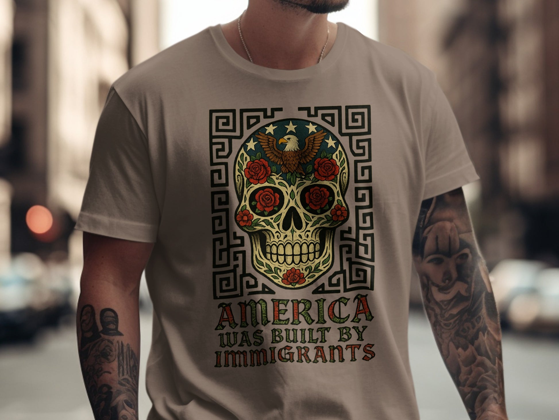 America Was Built By Immigrants T-shirt