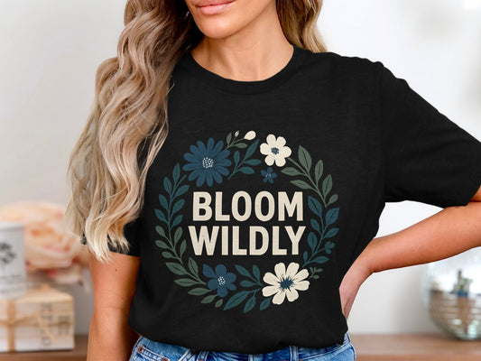Bloom Wildly Floral Graphic Tee product
