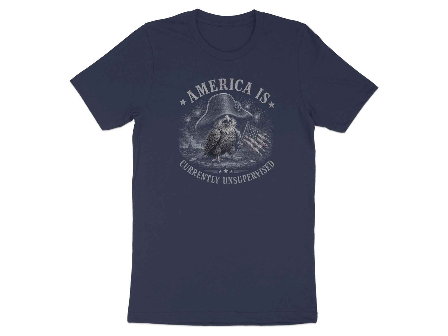 Unsupervised Nation Eagle Graphic T-Shirt