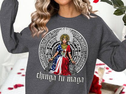Aztec Goddess Themed Long Sleeve Clothing