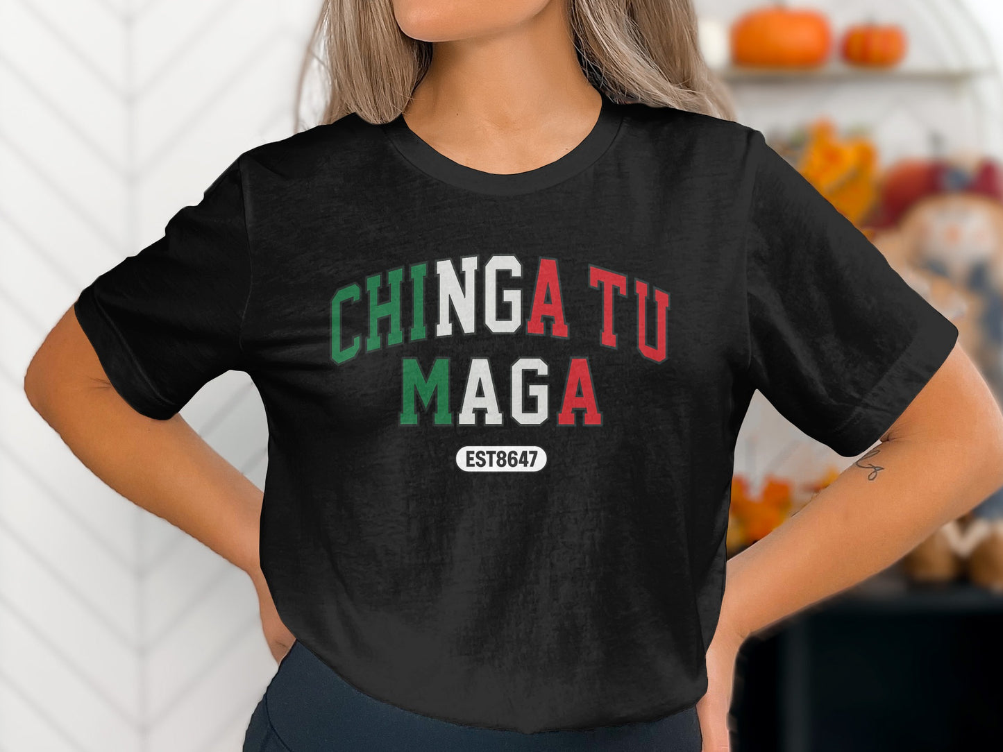 Bold and Vibrant Ching A Tu Maga EST8647 T-Shirt