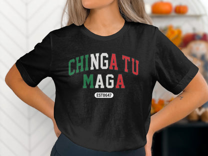 Bold and Vibrant Ching A Tu Maga EST8647 T-Shirt