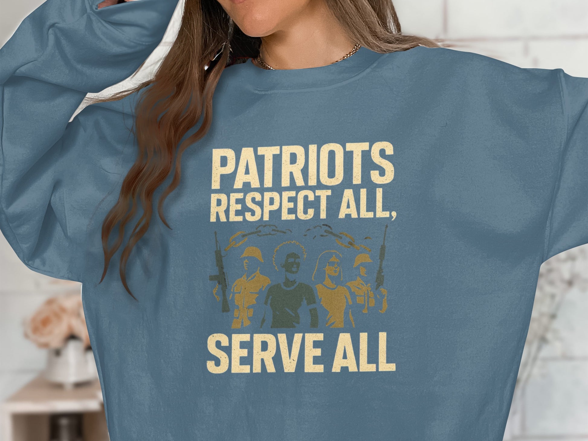 Patriots Respect All Serve All Long Sleeve Shirt Product