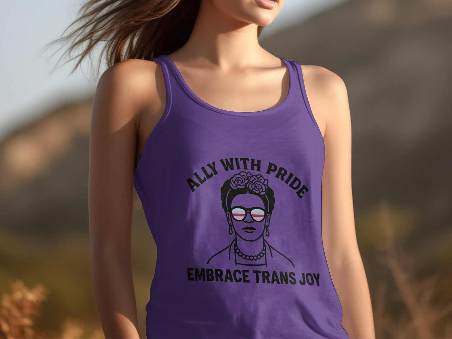 Ally With Pride Embrace Trans Joy Tank Top product