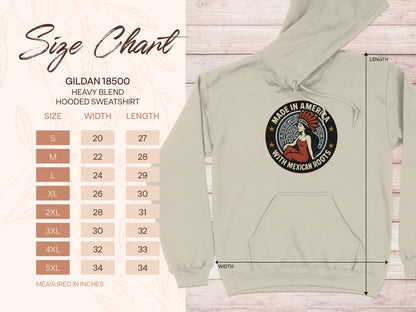 Made in America with Mexican Roots Hooded Sweatshirt product