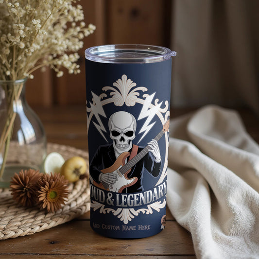 Loud and Legendary Skull Guitar Insulated Tumbler product