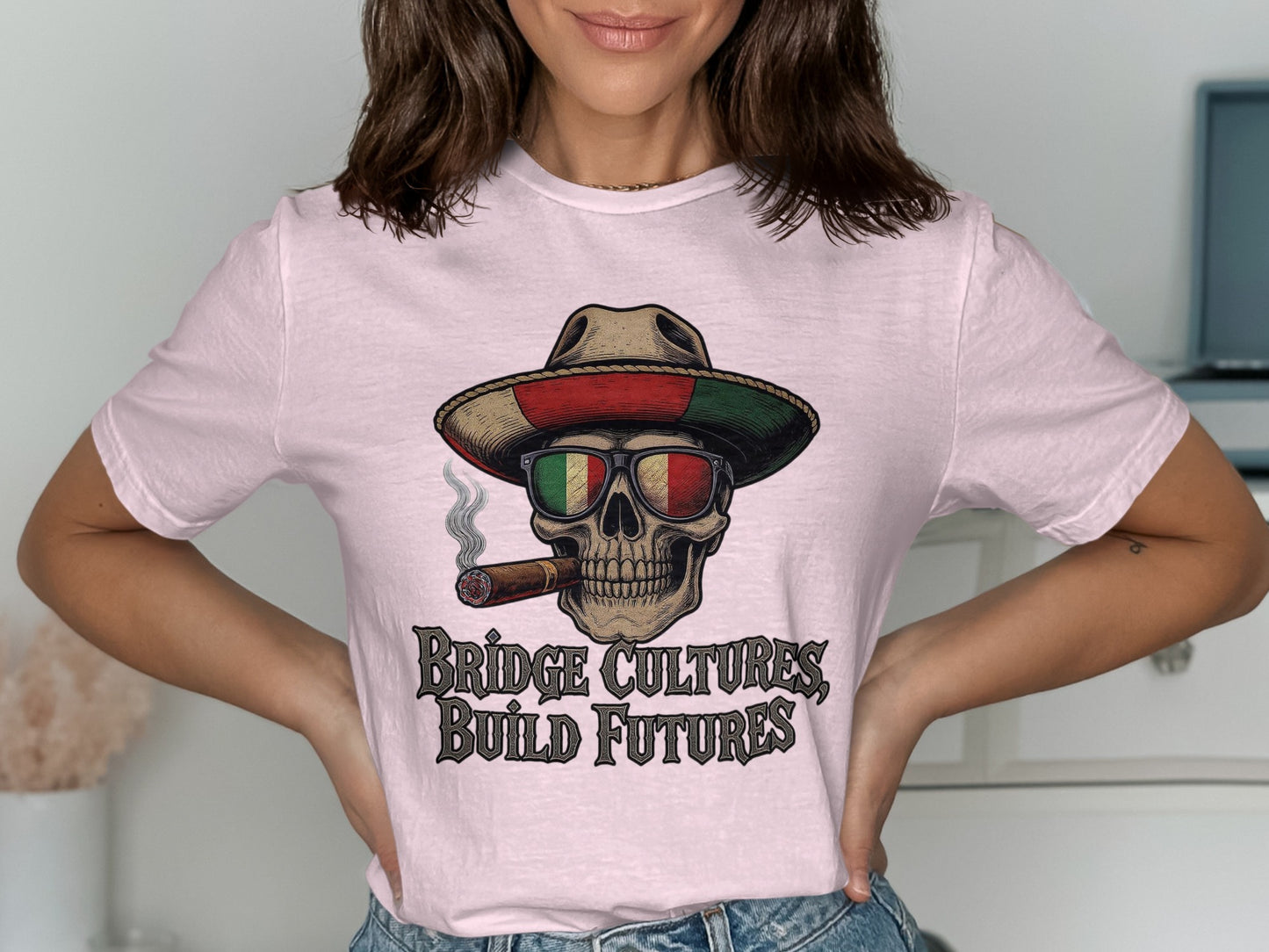 Bridge Cultures Build Futures Graphic Tee product